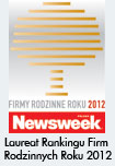 Jestemy laureatami Rankingu Firm Rodzinnych Roku 2012